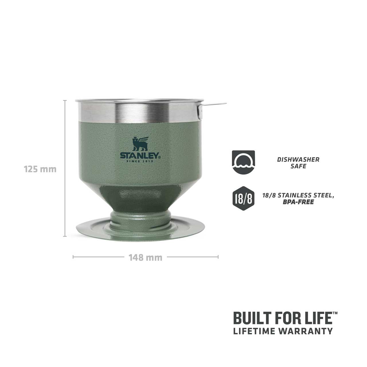 Stanley Pour Over Edelstahl Kaffee Camping Outdoor Filter Brewer