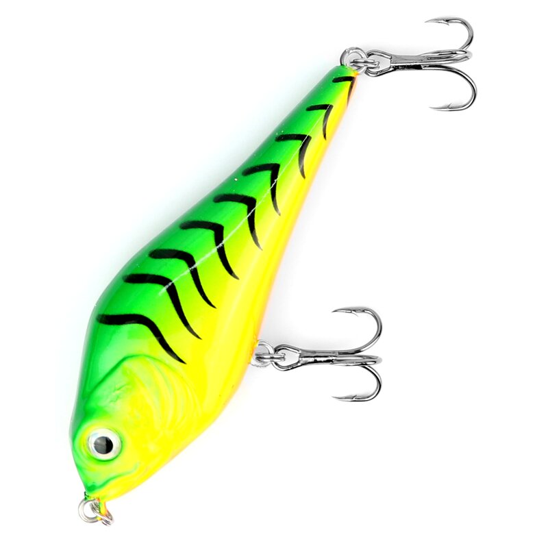 Major Fish Medium Jerkbait 10cm Firetiger 21g Hecht Wobbler UV