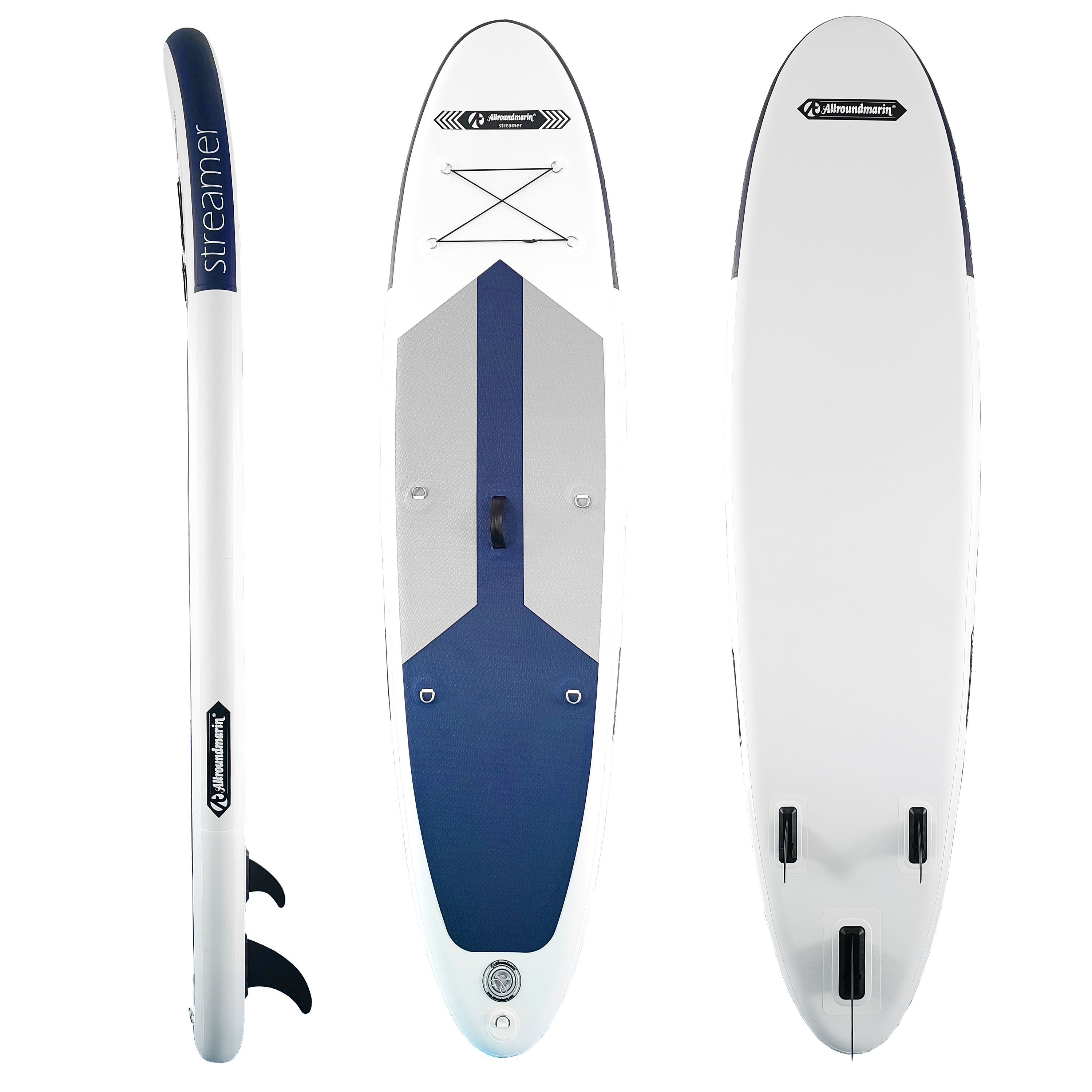 Allroundmarin SUP Stand up Paddle Board STREAMER 320 Blau SET