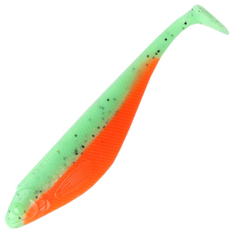 Rabaza Major Fish Smaragd Orange Gummifisch Shad