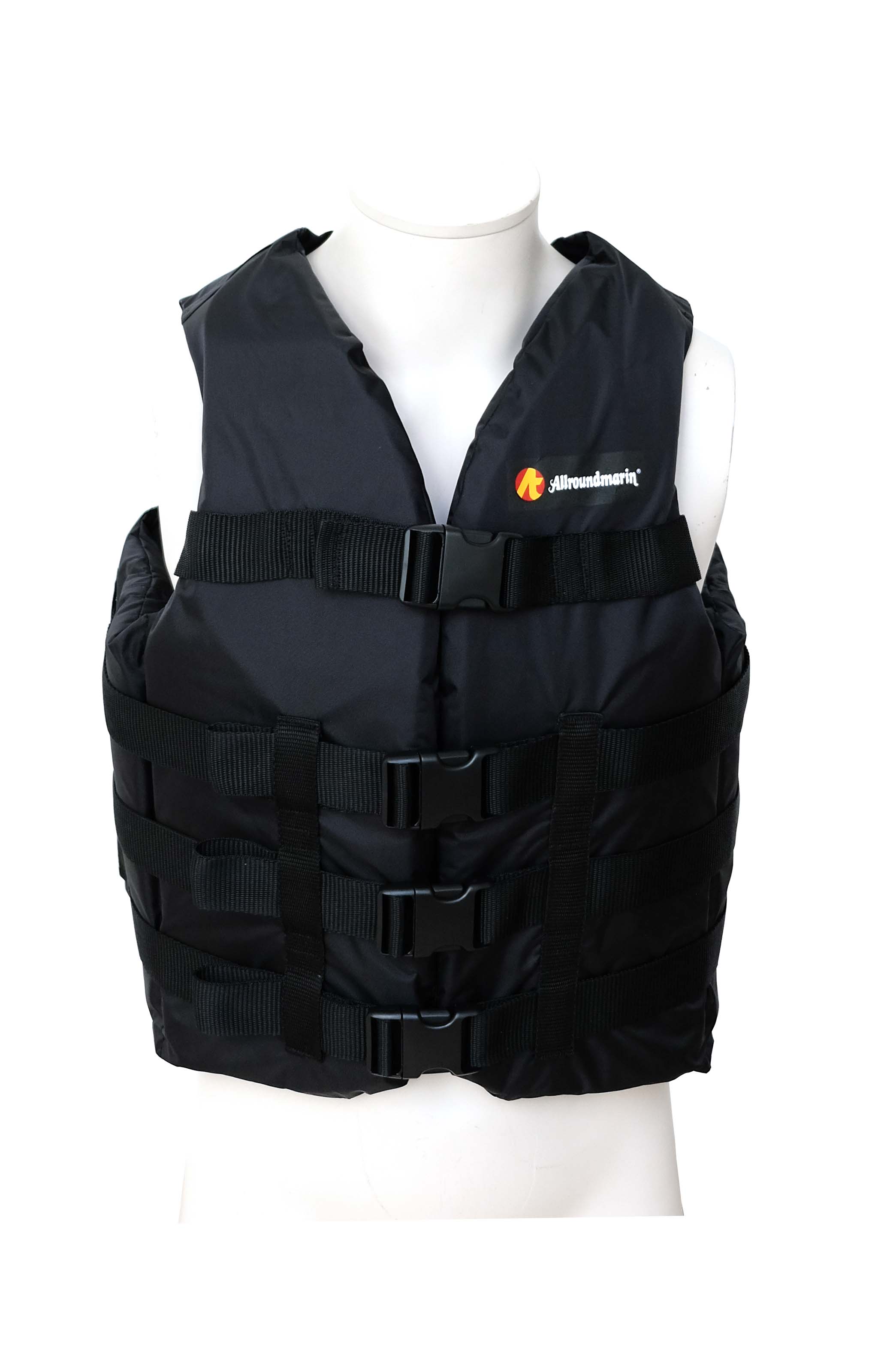 Schwimmweste Universal Allroundmarin Wasserski Kajak SUP schwarz