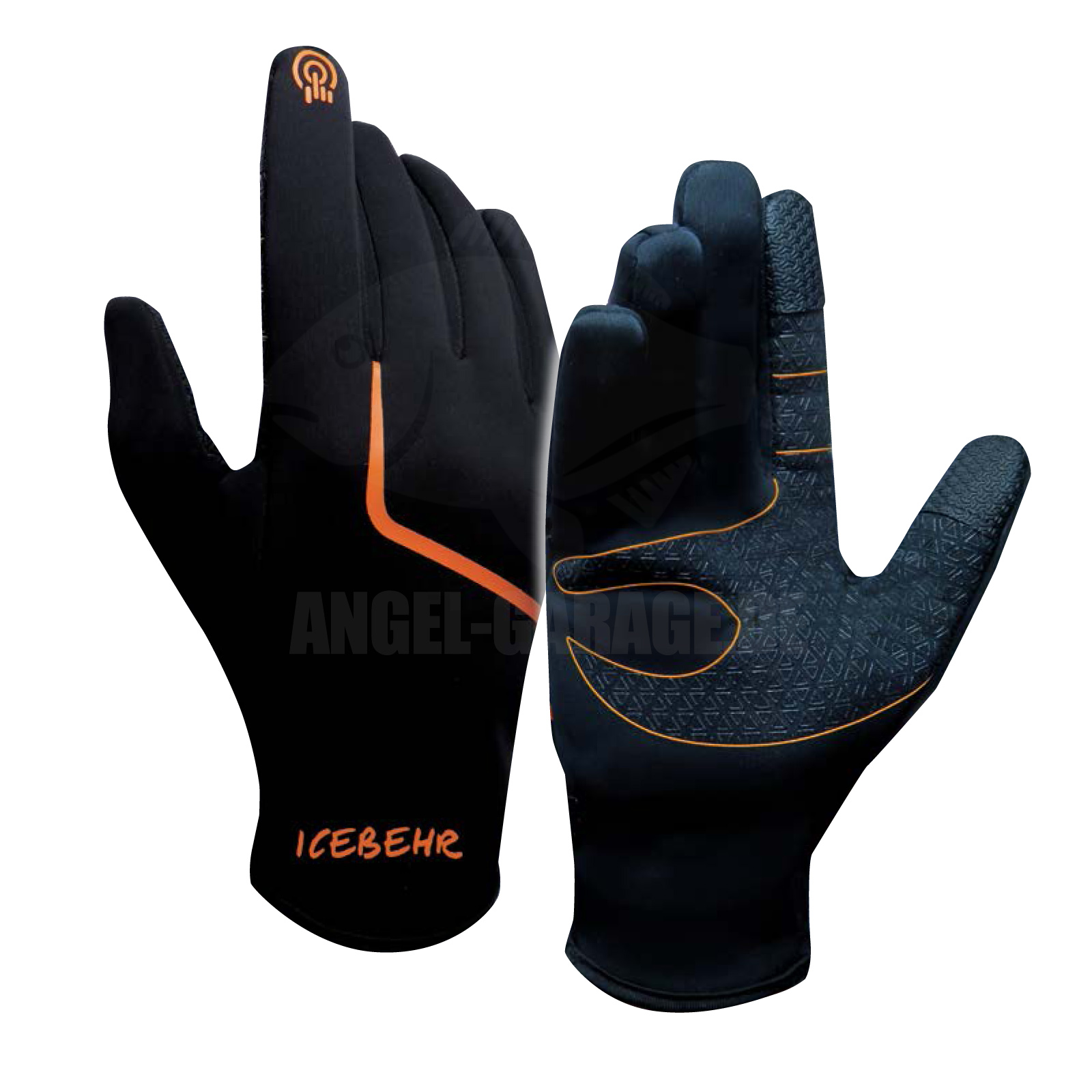 Der Behr Outdoor Handschuh Faeroe Step Smart Finger touch Edition Schwarz