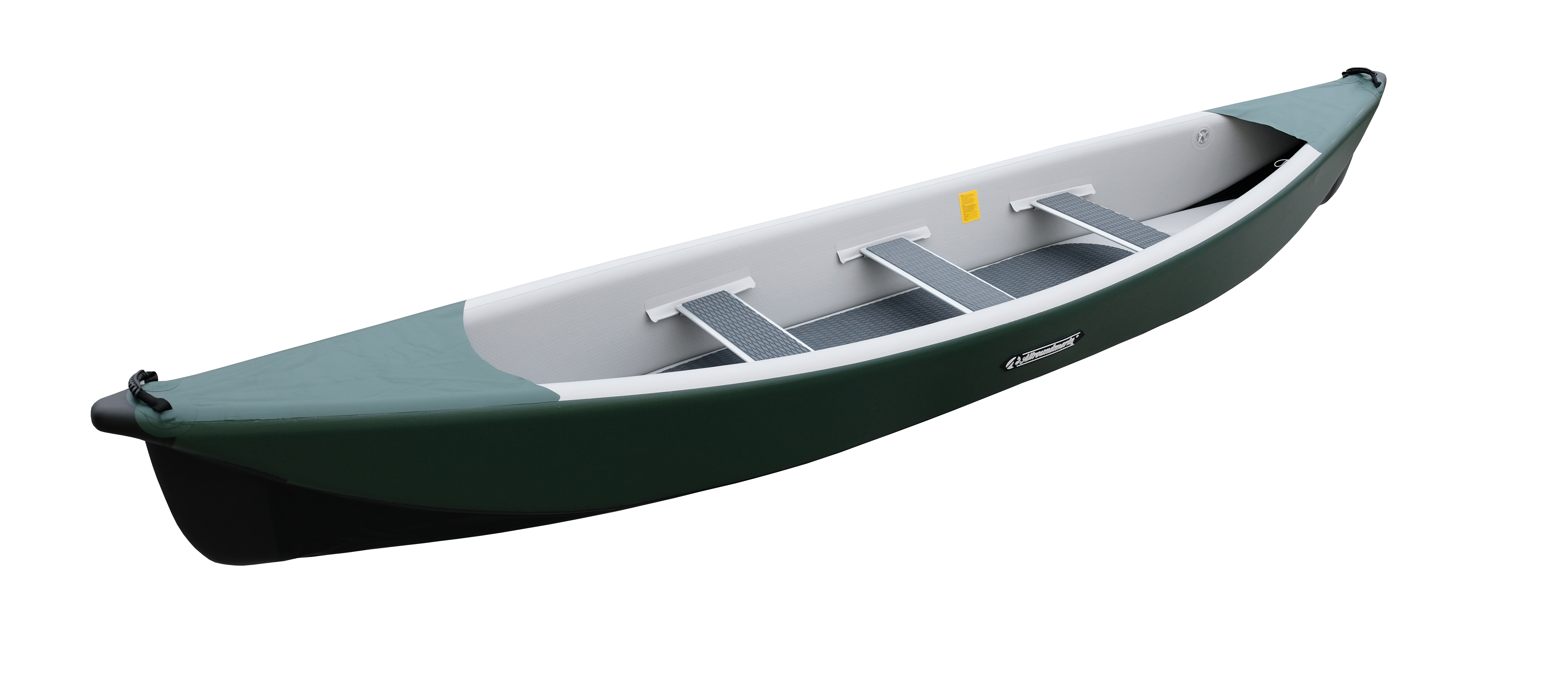 Allroundmarin Kanu Canadier Colorado Inflatable Hartluft 480cm 3 Personen SET grün