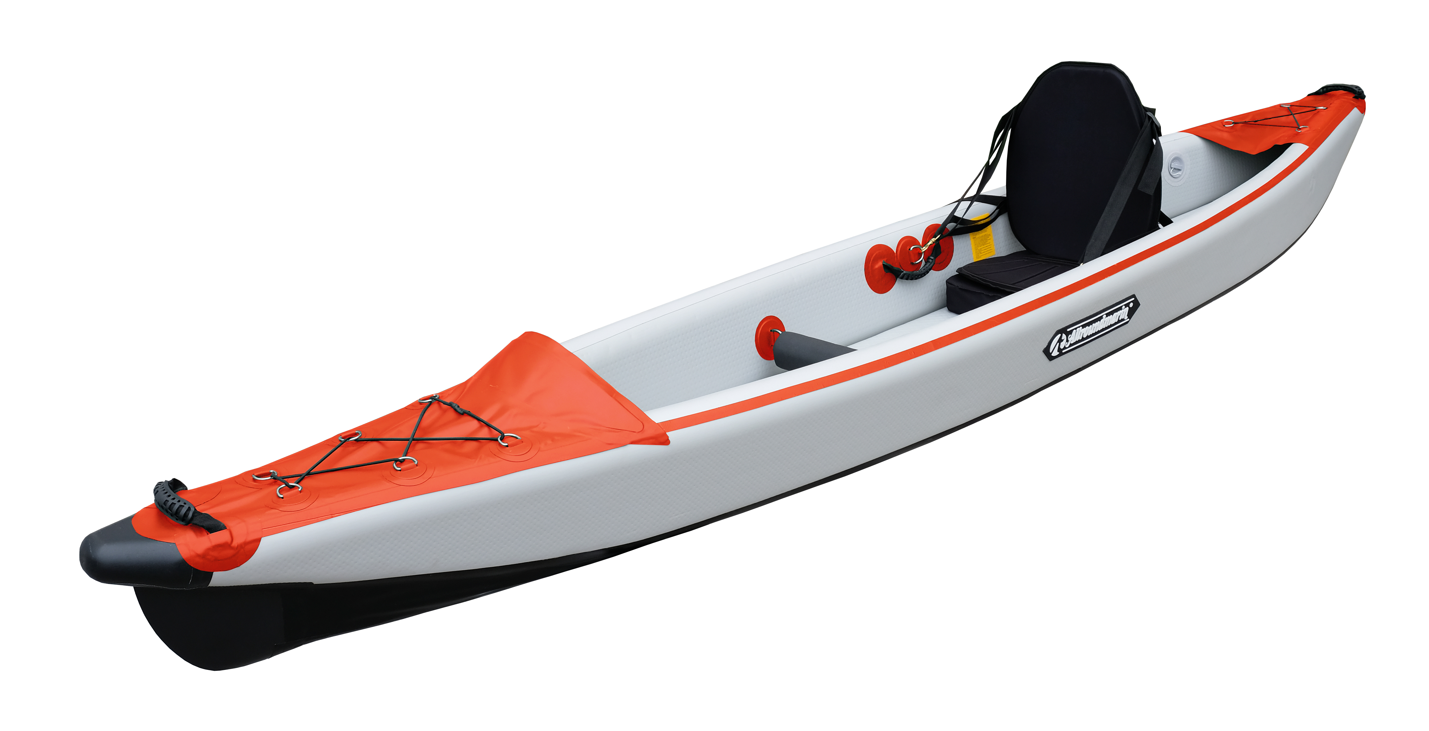 Allroundmarin Hartluft Single Kajak Flair L 391cm grün rot gelb Aufblasbar
