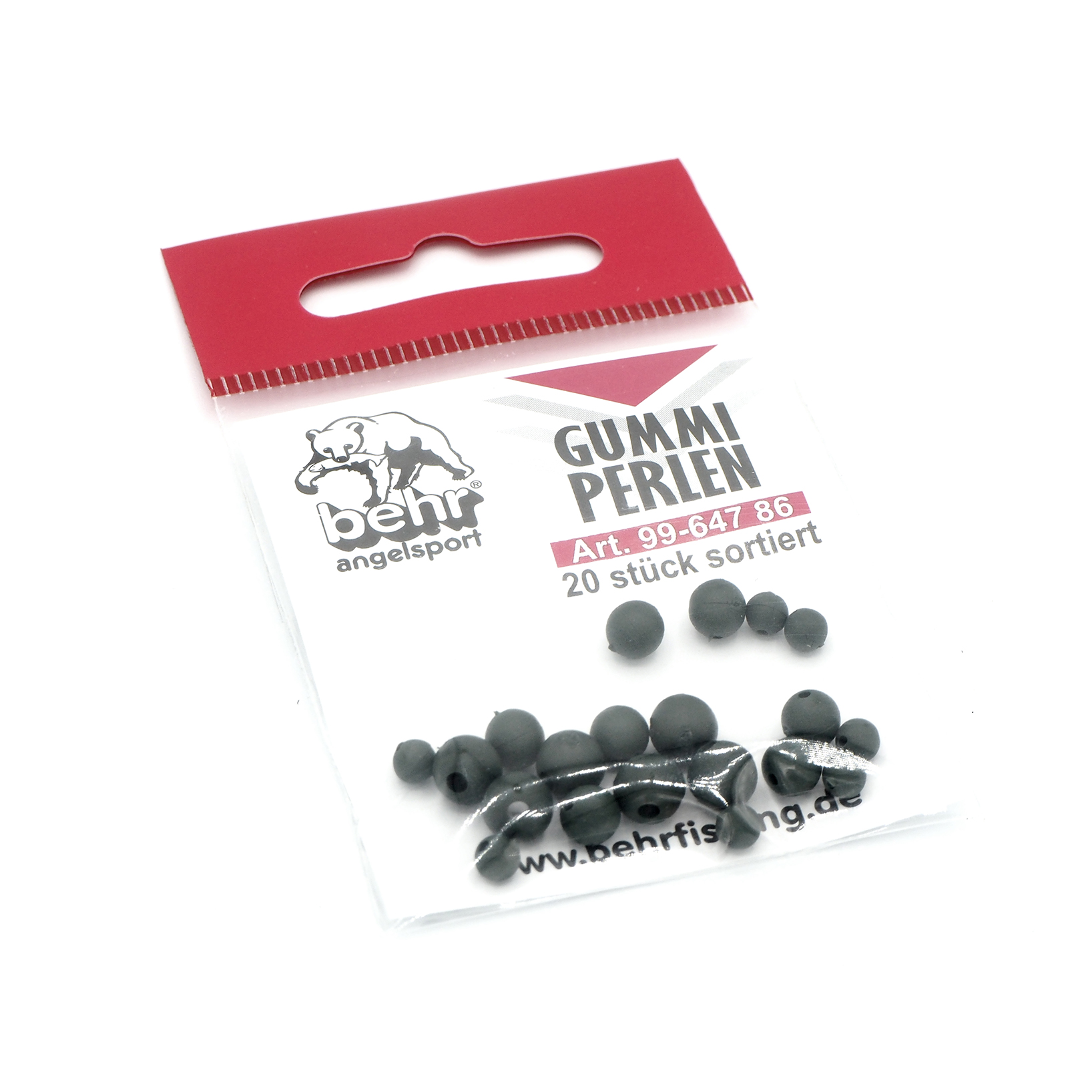 Angel-Berger Gummi Perlen Sortiment - Stopperperlen 3-6mm