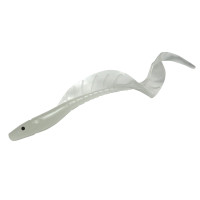 Trendex Crazy Tail, 9,5 cm, Farbe 05 Glow Ghost Gummifisch Selbstleuchtend