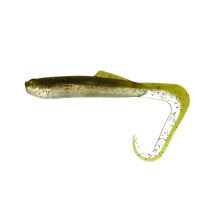 K.P Baits Hybrid Worm Twister 3" 7,5 cm 5 Stück Brown Ghost